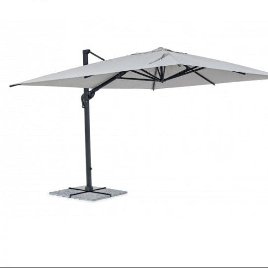 Parasol Vega avec bras 3x4 m blanc