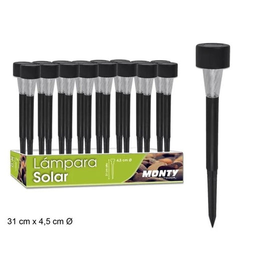 Lampe solaire en plastique 4,5x31 cm