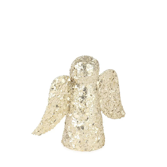 Ange décoratif Hadley argent H10,5 cm