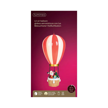 Mongolfiera decorativa con LED Ø14,5 × H27,5 cm
