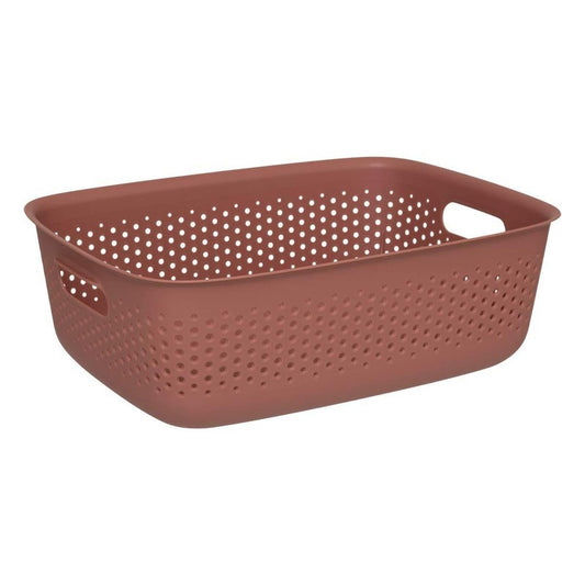 Poubelle plastique polyvalente Tila Siena/Terracotta 10 L