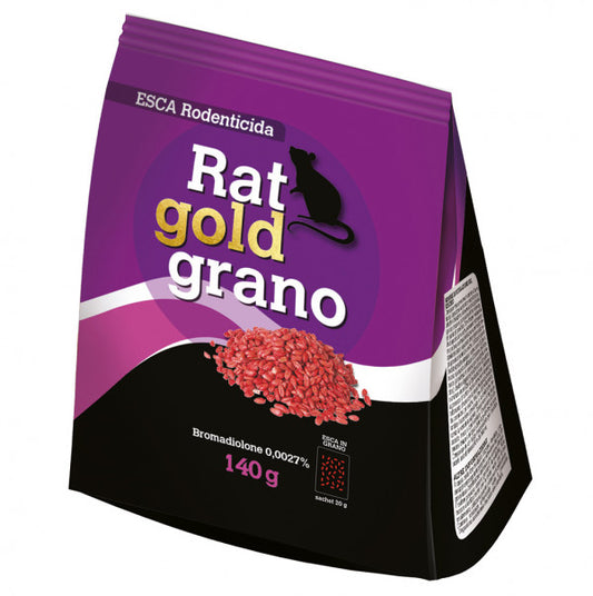 Rodenticide Rat Gold au blé 140g x 20 sachets