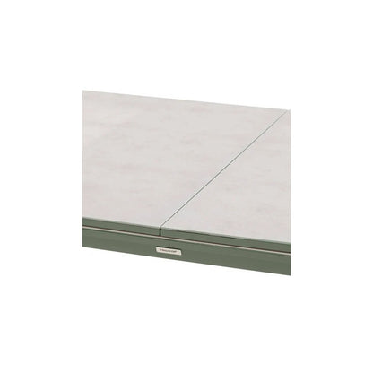 Table de jardin extensible 12 places Pulpy, vert laurier/gris granit