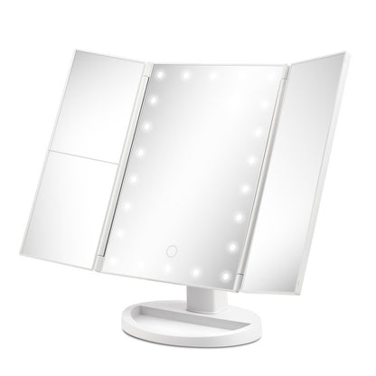 Miroir de maquillage BE05 avec lumières LED 18x28x12h cm