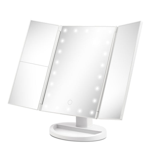Miroir de maquillage BE05 avec lumières LED 18x28x12h cm