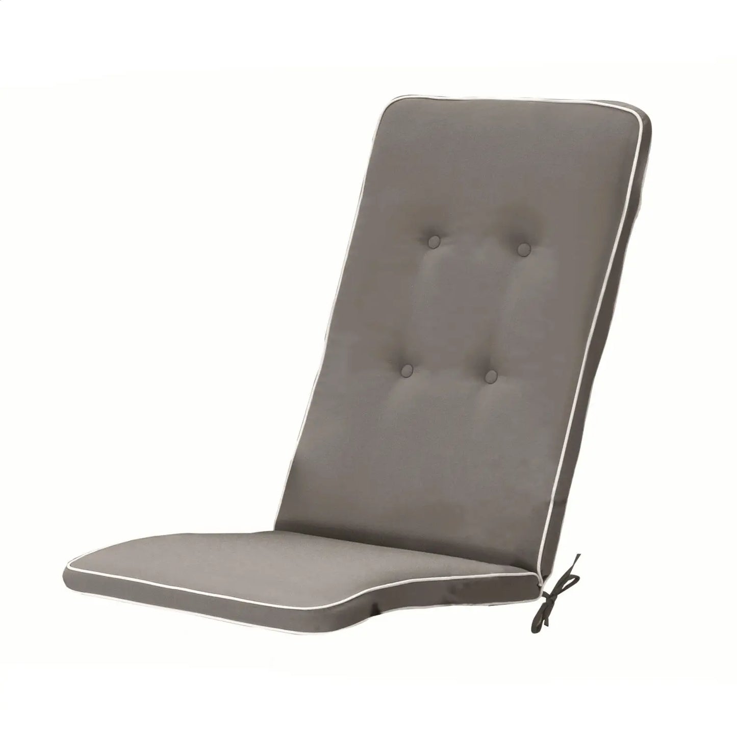 Coussin pour fauteuil haut gris tourterelle 114x48 cm
