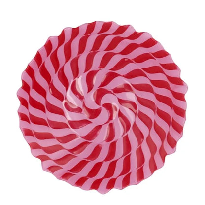 Centrotavola in vetro Lush Red 30 cm