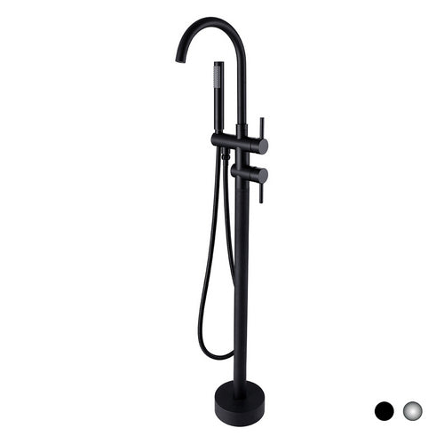 Miscelatore monocomando per vasca Dante - Nero