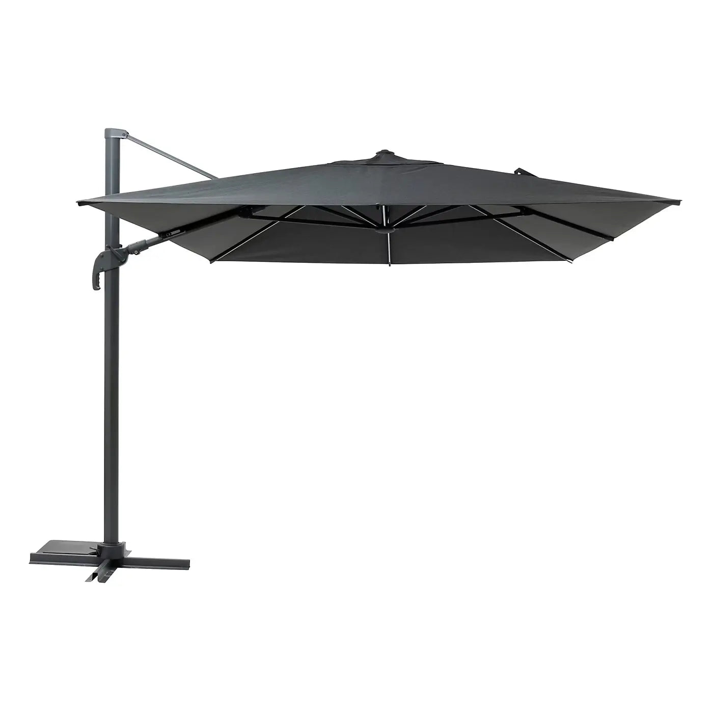 Parasol Melhia 4x3 m anthracite