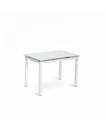 Table extensible Baud 130-200x80 cm blanc