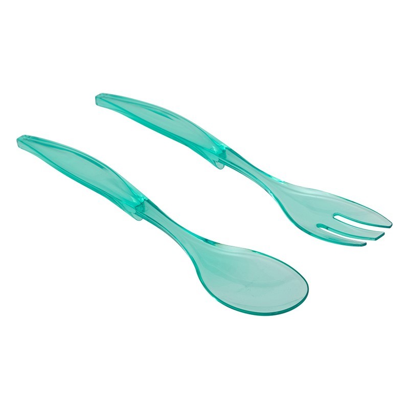 Coffret de 2 couverts à salade à la menthe Square PS