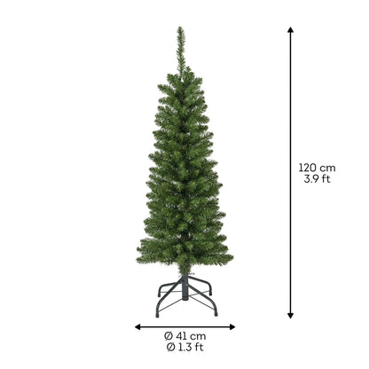 Albero di Natale Pencil Pine verde Ø41 × H120 cm