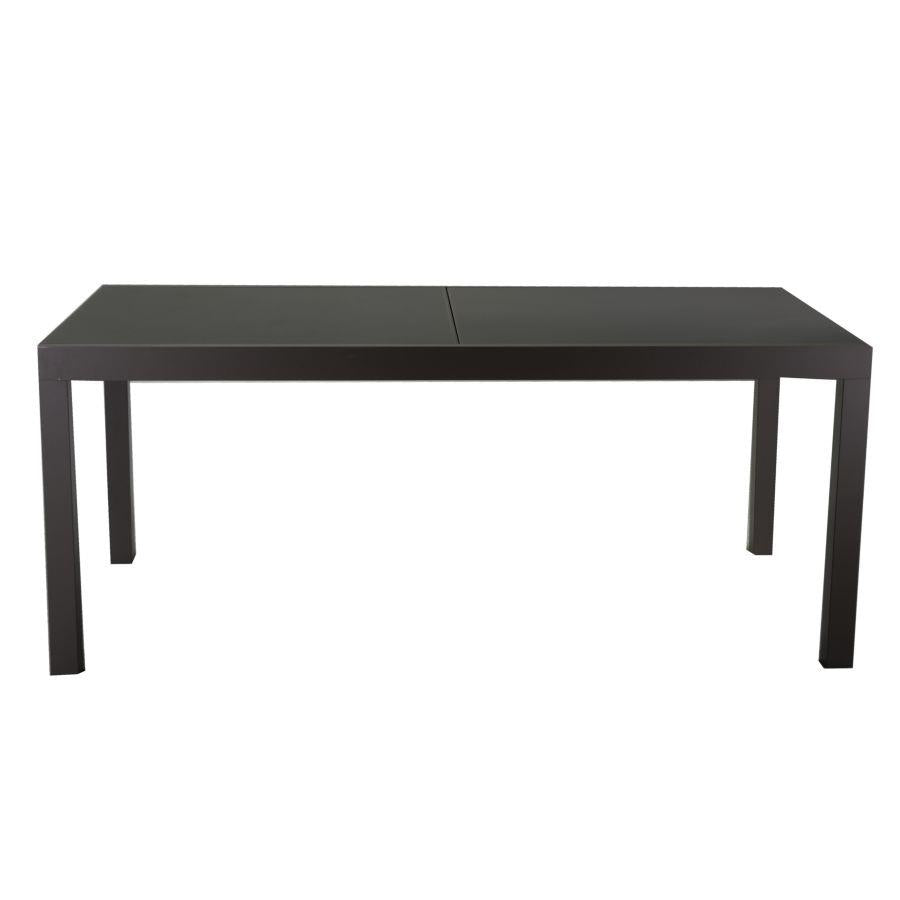 Table extensible Boise en aluminium anthracite mat m160-220x90xh67,5-75