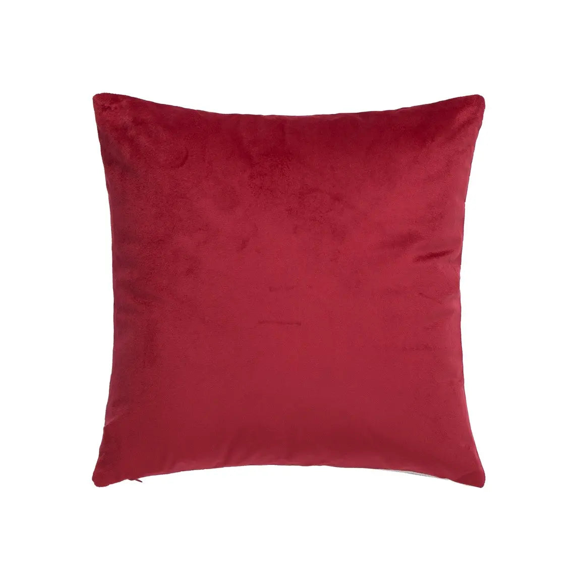 Cuscino decorativo Snowlyn con paesaggio rosso 45 × 45 cm