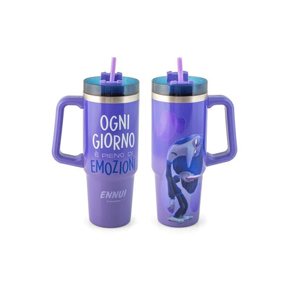 Mug isotherme Inside Out Noia 0,9 L en acier inoxydable