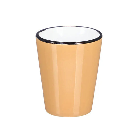 Verre en céramique 90 ml couleurs claires assorties