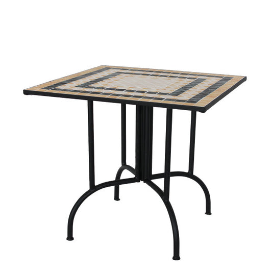 Table carrée Classic Mosaic 80x80x75h cm