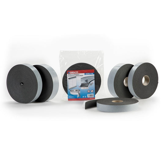 Ruban mousse double face pour plaques de plâtre 50 mm x 20 m anthracite