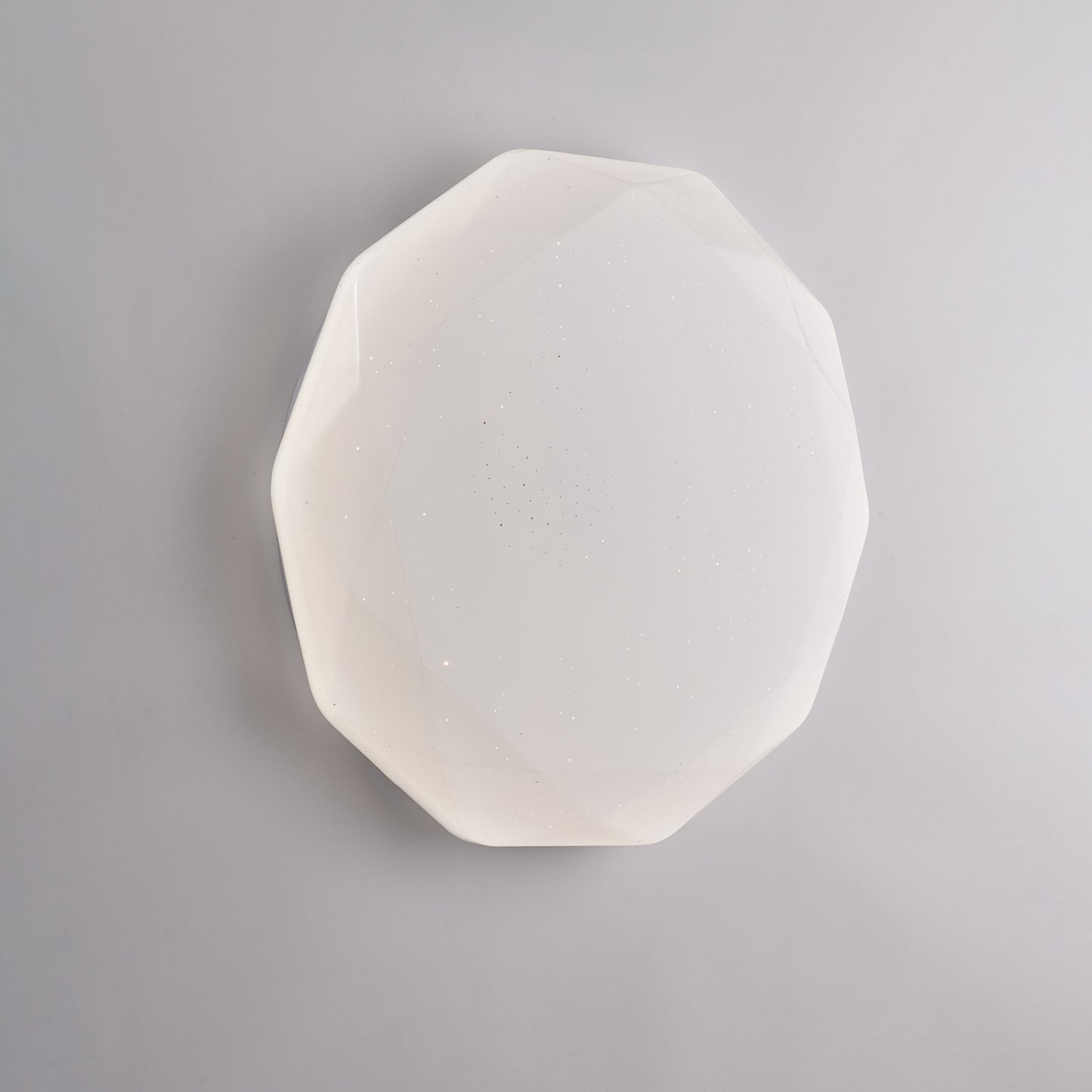 Plafonnier acrylique blanc diamètre 40 avec LED CCT intégrée + télécommande H.7 - Ø 40