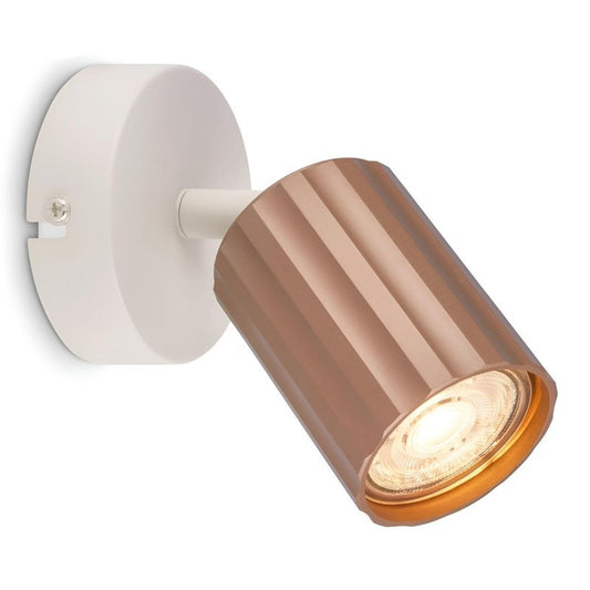 Spot Skaft spot GU10 couleur café orientable 8 x 8 x 12,5 cm