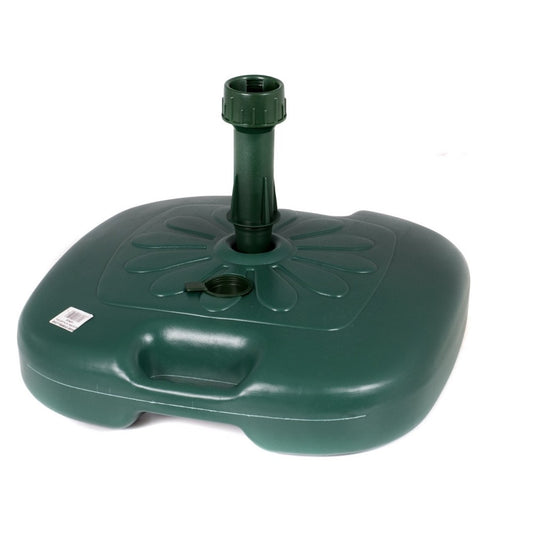 Pied de parasol carré PVC 45x45 cm, tube Ø 35 mm