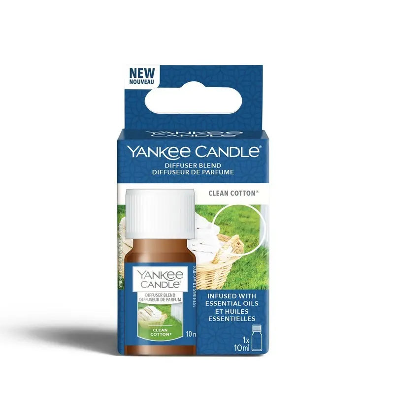 Recharge pour diffuseur Yankee Candle Clean Cotton 10 ml