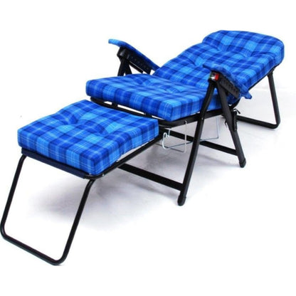 Straio Karina bleu avec dossier réglable et coussin anatomique 68x68x110h cm