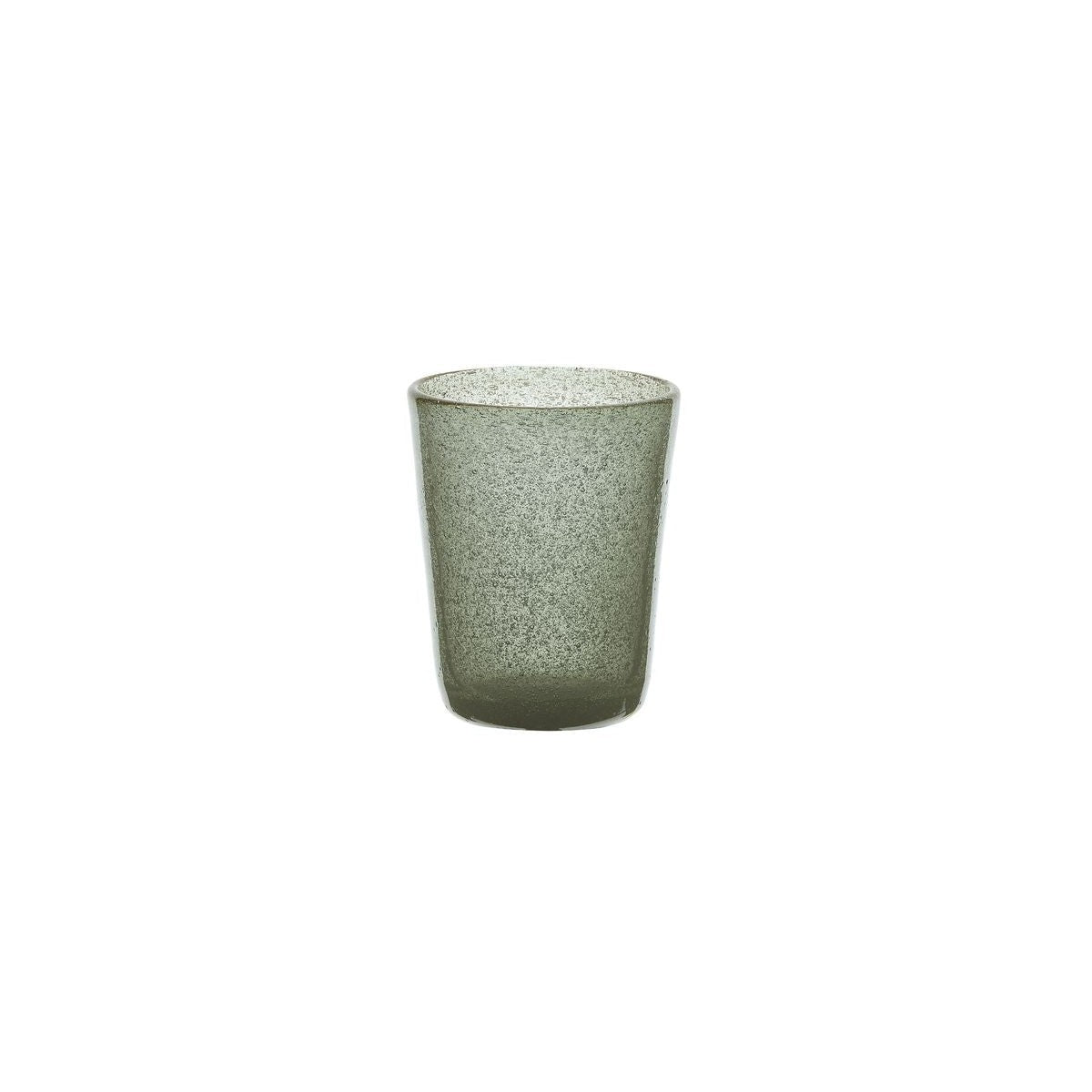 Verre à eau grise souvenir original en verre soufflé 0,25L
