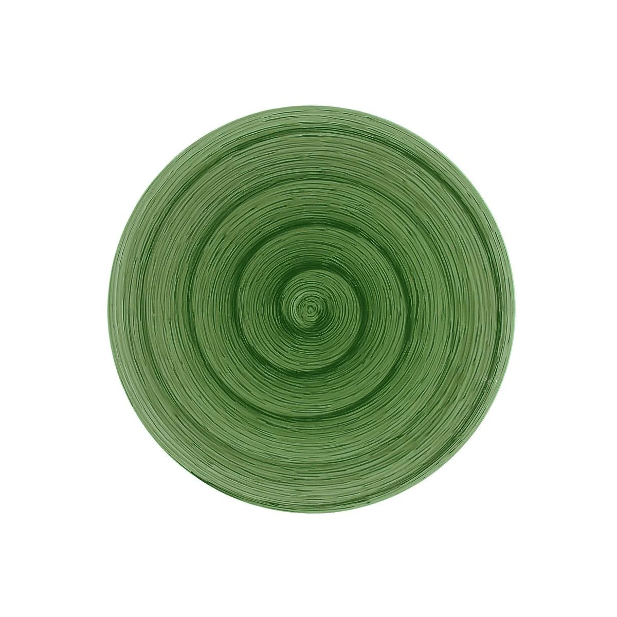 Assiette plate Emerald Memento Table en céramique peinte à la main Ø 27,5 cm