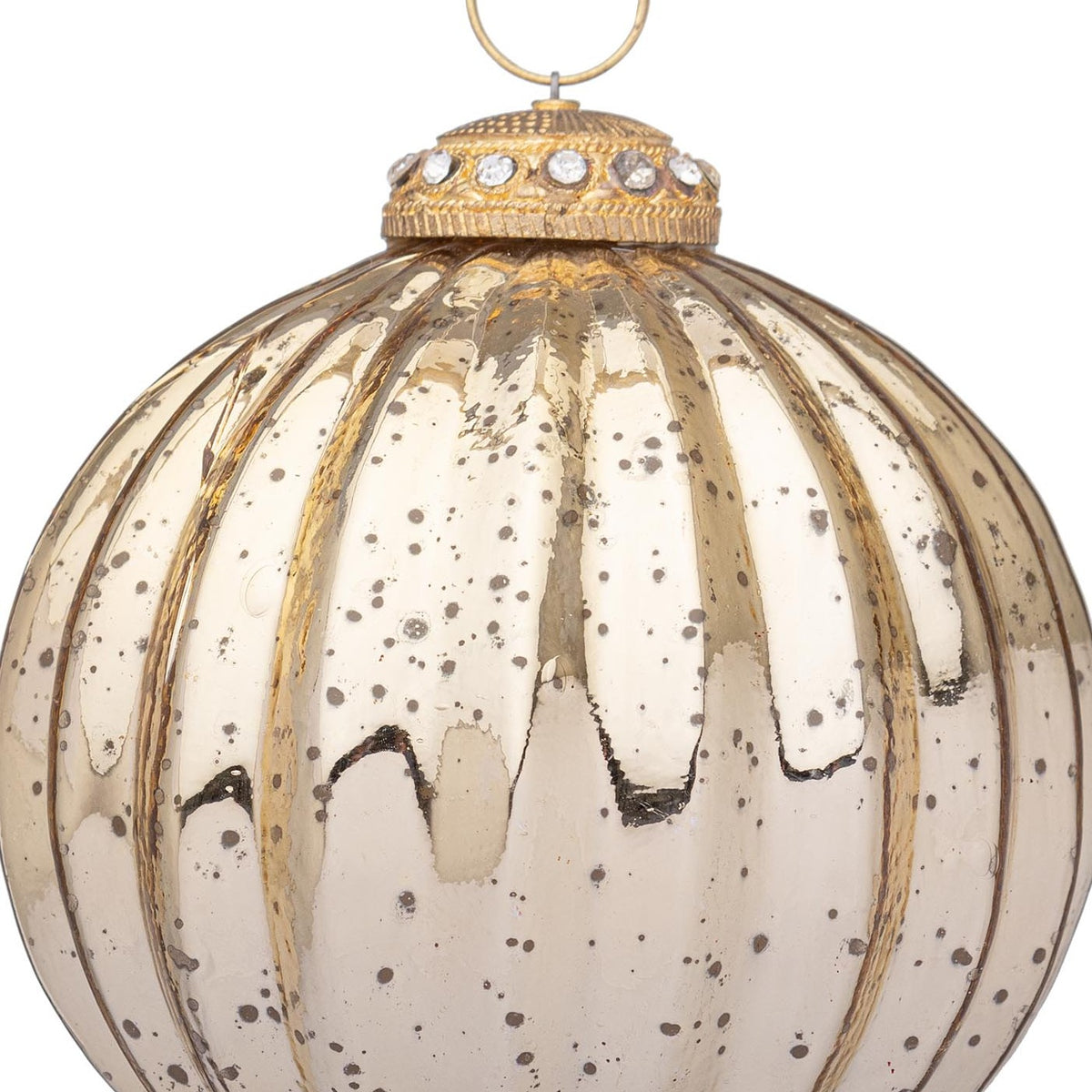 Sfera in vetro Daring oro lucido Ø 10 cm