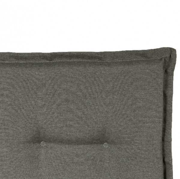 Gray high back cushion 40x40x5 cm