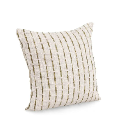 Cuscino decorativo Rudra beige e verde 45 × 45 cm