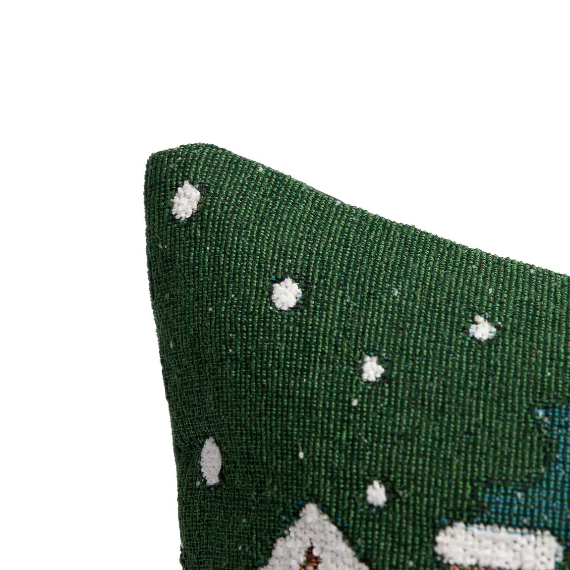 Cuscino decorativo Snowlyn con paesaggio verde 30 × 50 cm