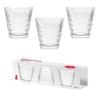 Set de 3 verres vision Diamant 25 cl