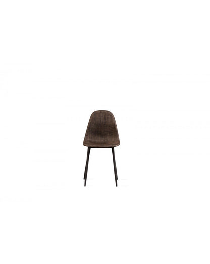 4x Chaises en rotin Martina - Marron