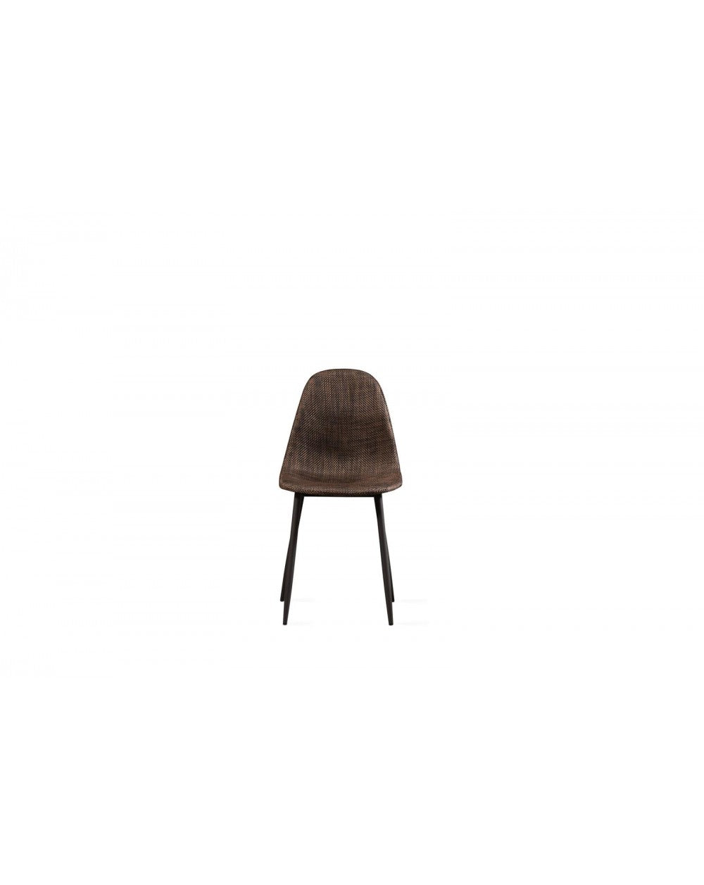 4x Chaises en rotin Martina - Marron