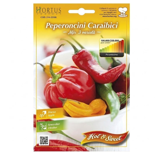 Mélange de piment des Caraïbes - 3 variétés