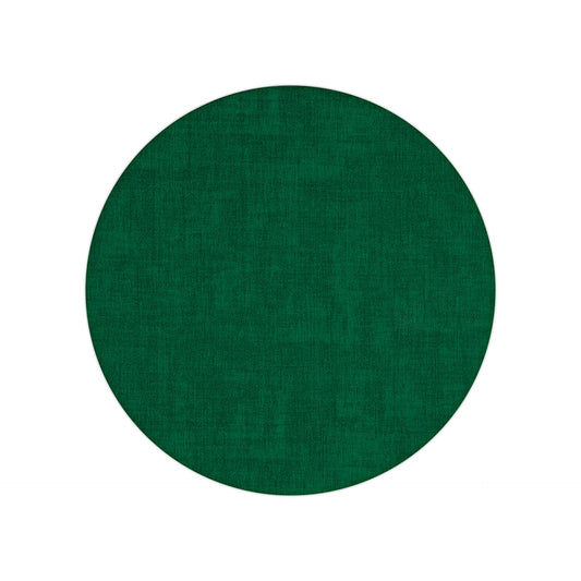 Tovaglietta tonda double face  Ø38 cm verde smeraldo