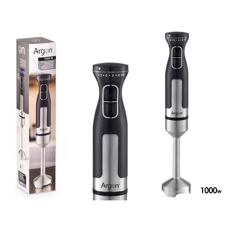 Mixeur en acier noir 1000W