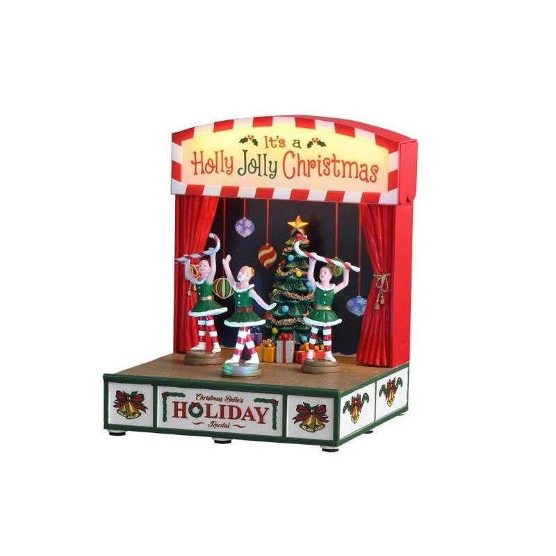Lemax Recital Christmas Belle con musica e luci 13,6 × 13,6 × H17,6 cm