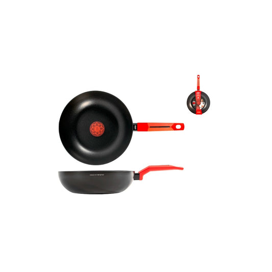 Wok antiaderente Ø 28 cm con 1 manico modello Hot Spot Borgh