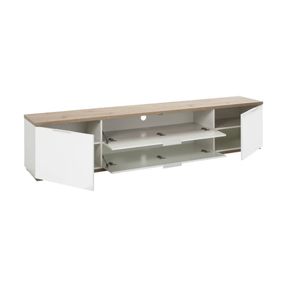 Meuble TV Mon 2 portes + 2 abattants 240x51x40,50 h cm