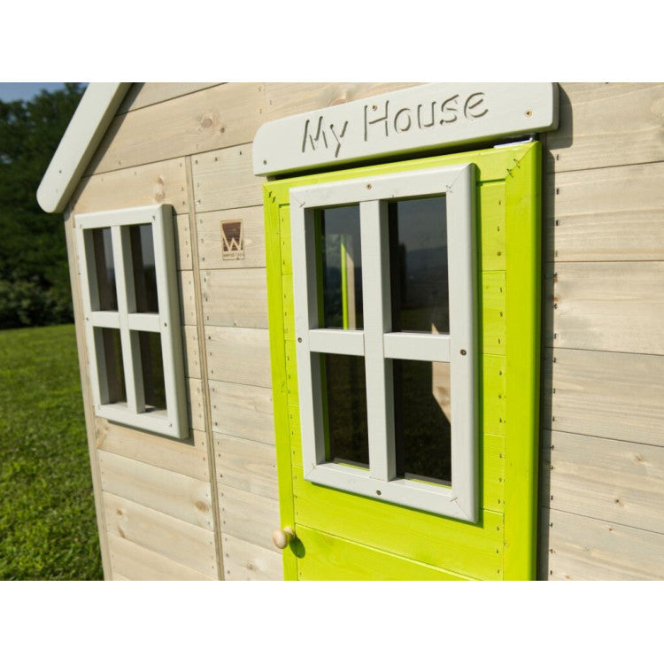 Maison en bois Bamby sur pilotis 120 x 120 x 155 h cm
