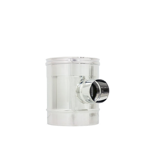 Raccordo INOX 304 a T 90° Rid. mm 100"M"
