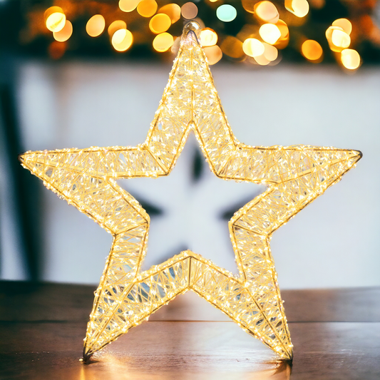 Lampada a Stella 3D ø55cm con MicroLED e FlashLED