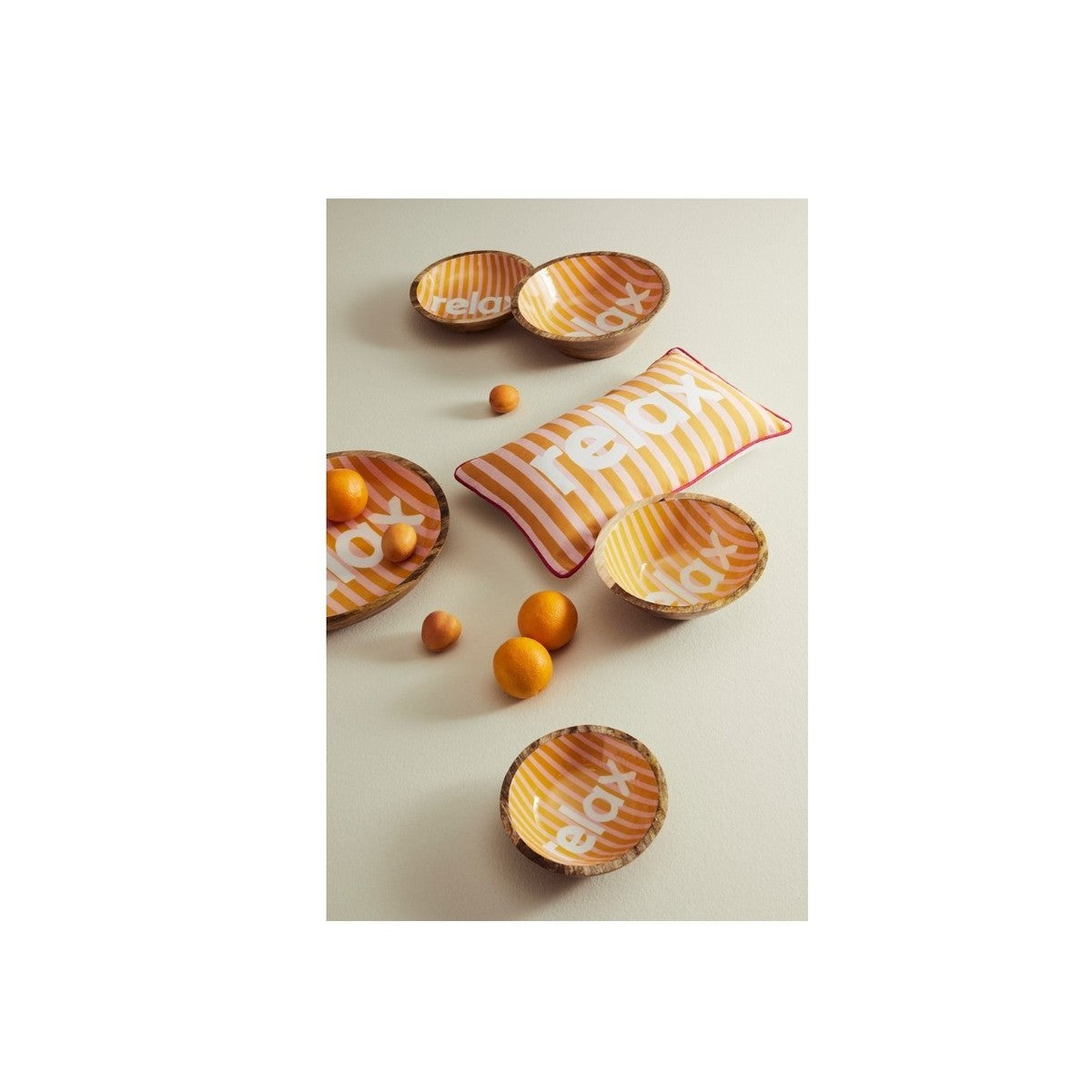 Bizzotto Karera Relax coussin beige/orange 30x50 cm
