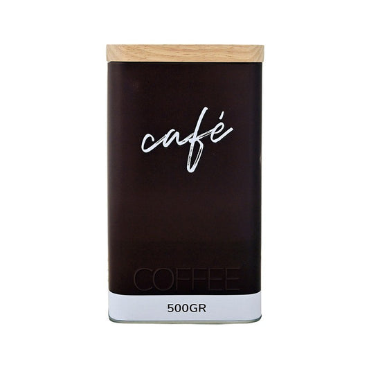 Pot à café marron/bambou 500 gr