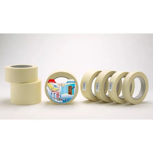 Ruban papier de masquage universel 19 mm x 50 m