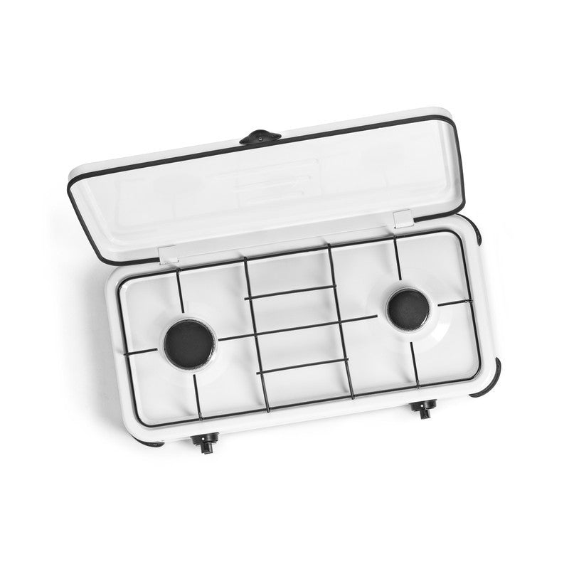 Couvercle pour cuisinière à gaz 2 feux 59x32x10h cm