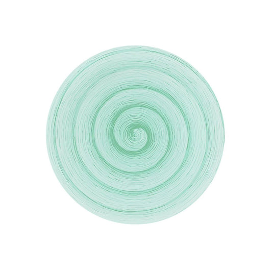 Piatto piano acqua Memento Table in ceramica dipinta a mano Ø 27,5 cm